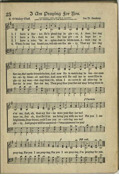 Harvest Hymns: Singable Gospel Songs page 25