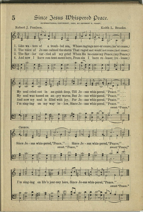 Harvest Hymns: Singable Gospel Songs page 5