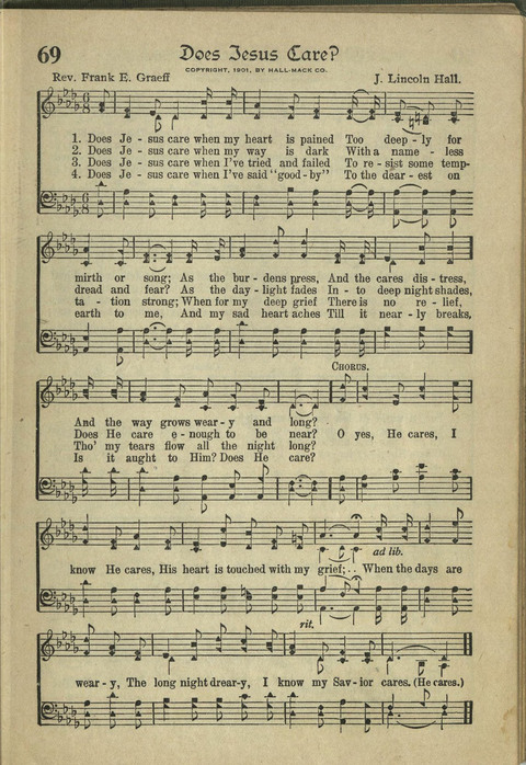 Harvest Hymns: Singable Gospel Songs page 69