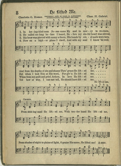 Harvest Hymns: Singable Gospel Songs page 8