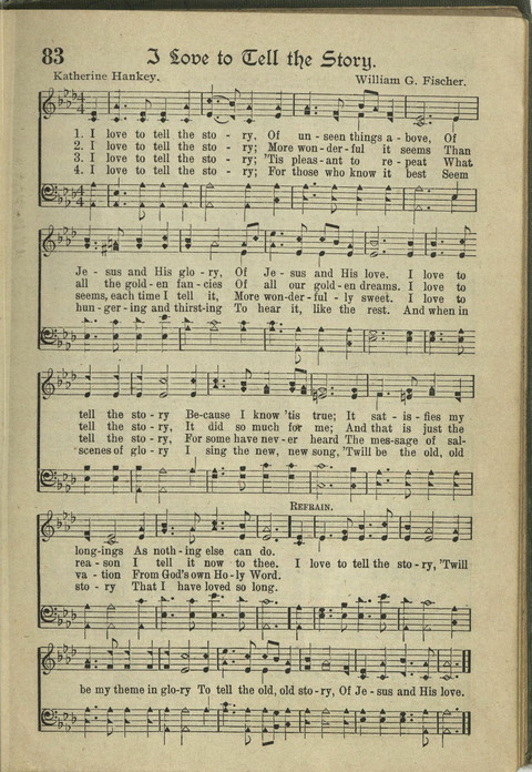 Harvest Hymns: Singable Gospel Songs page 83