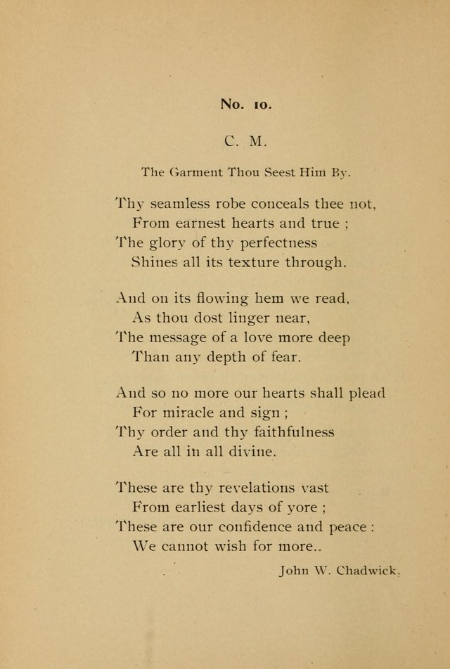Hymns in Harmony with Modern Thought page 10
