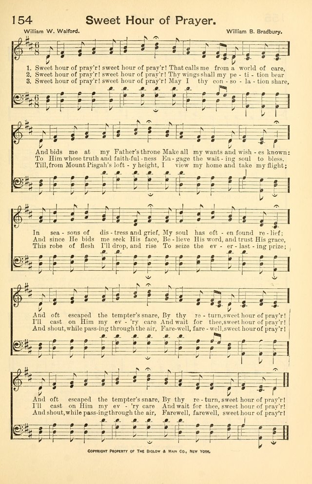 Hallowed Hymns, New and Old page 154