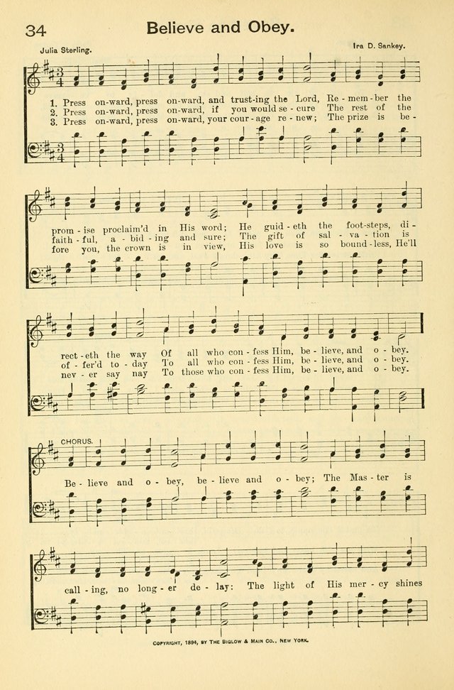 Hallowed Hymns, New and Old page 37