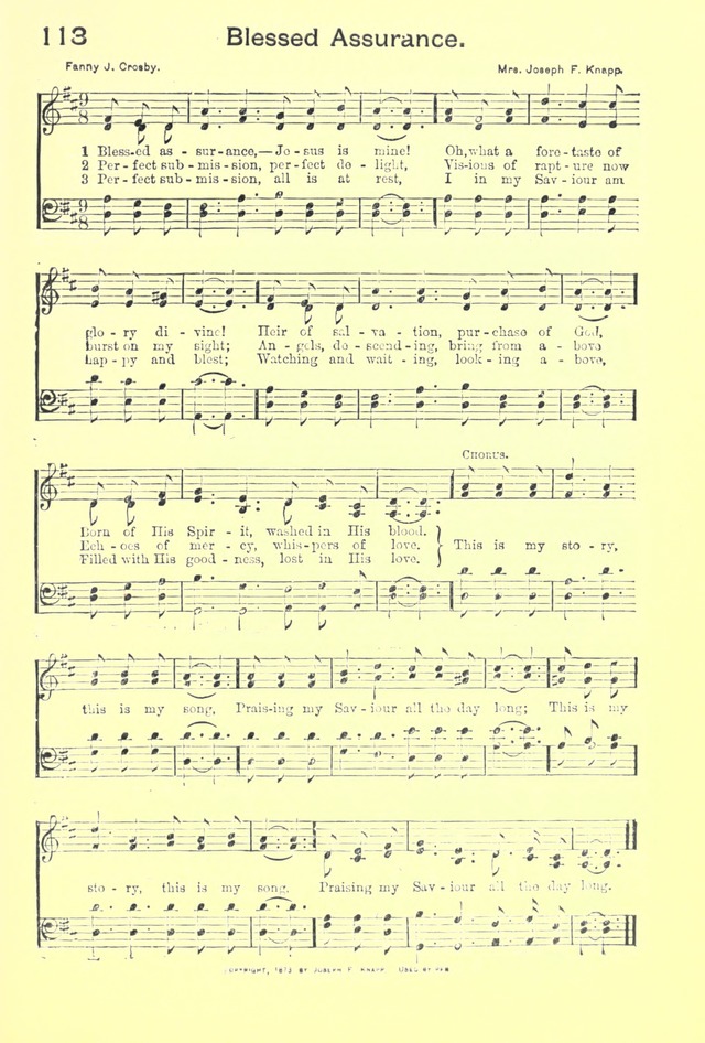 Hallowed Hymns, New and Old: for use in prayer and praise meetings, evangelistic services, sunday schools, young people