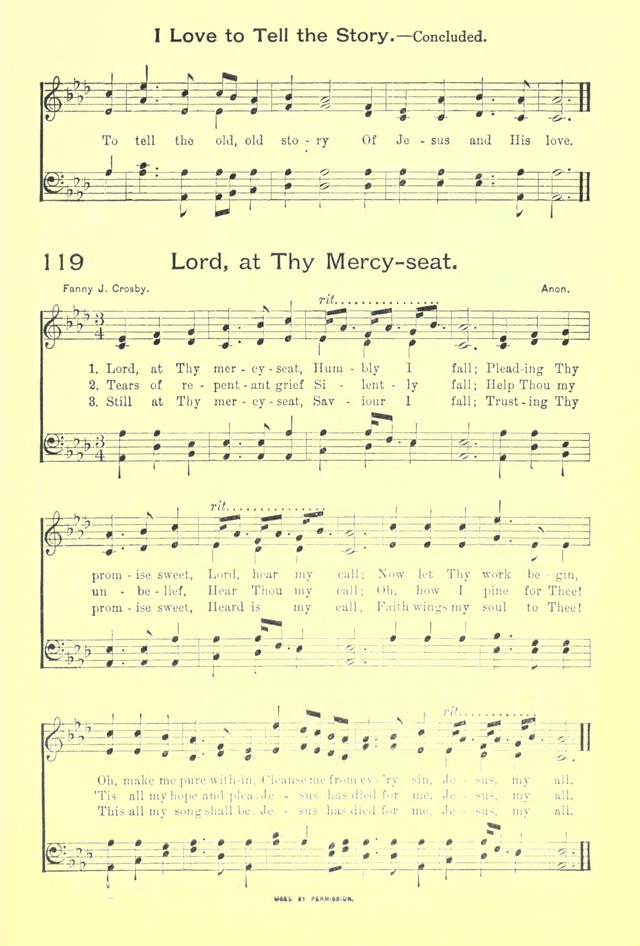 Hallowed Hymns, New and Old: for use in prayer and praise meetings, evangelistic services, sunday schools, young people