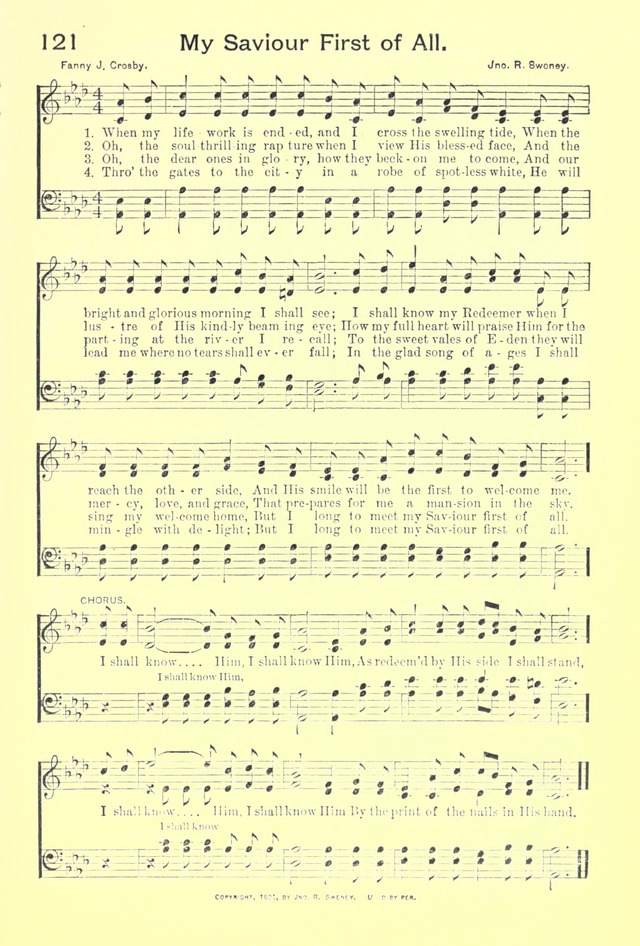 Hallowed Hymns, New and Old: for use in prayer and praise meetings, evangelistic services, sunday schools, young people