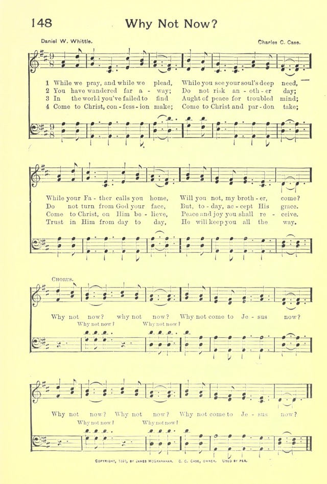 Hallowed Hymns, New and Old: for use in prayer and praise meetings, evangelistic services, sunday schools, young people