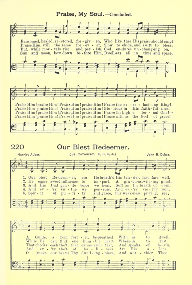 Hallowed Hymns, New and Old: for use in prayer and praise meetings, evangelistic services, sunday schools, young people