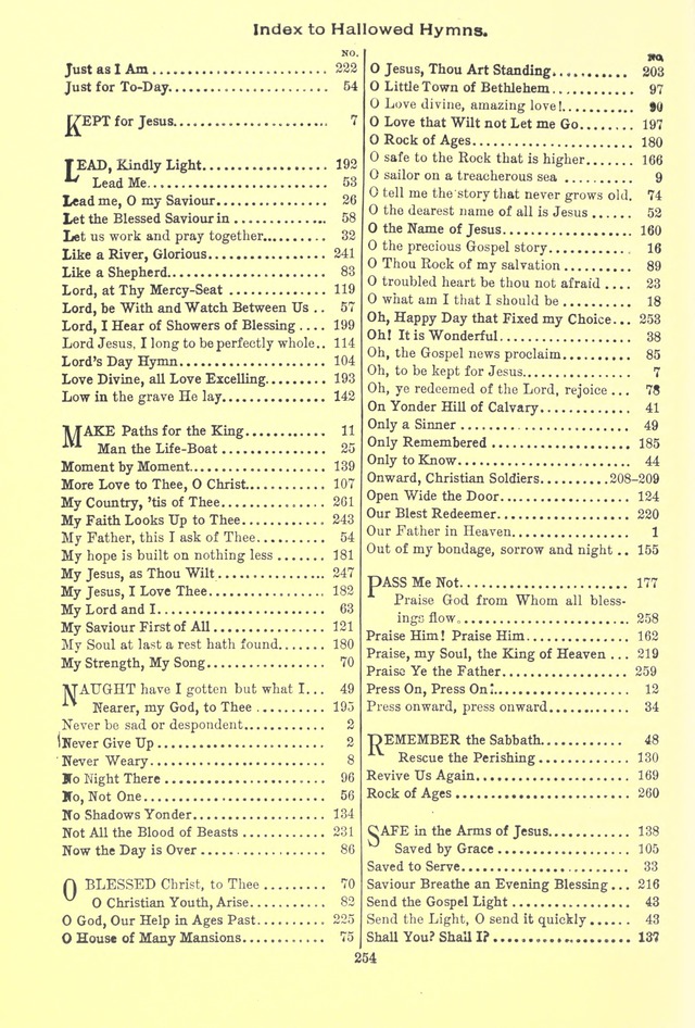 Hallowed Hymns, New and Old: for use in prayer and praise meetings, evangelistic services, sunday schools, young people