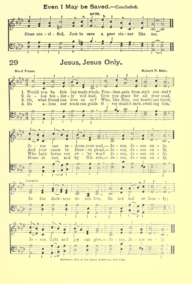 Hallowed Hymns, New and Old: for use in prayer and praise meetings, evangelistic services, sunday schools, young people