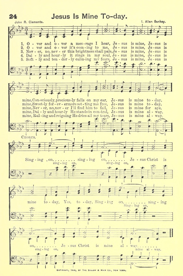 Hallowed Hymns, New and Old: for use in prayer and praise meetings, evangelistic services, sunday schools, young people