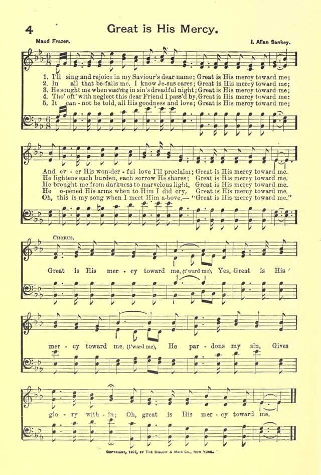 Hallowed Hymns, New and Old: for use in prayer and praise meetings, evangelistic services, sunday schools, young people