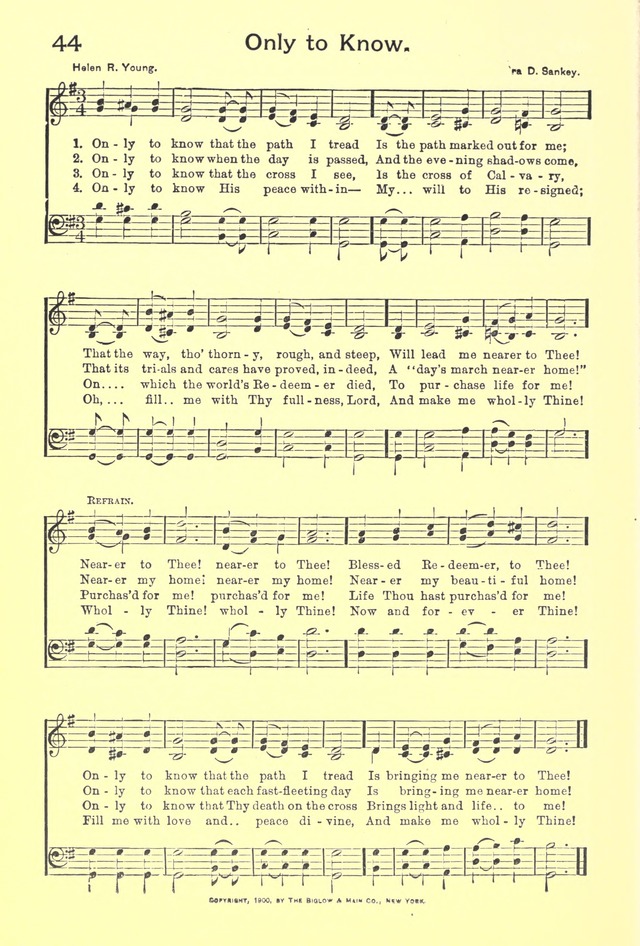 Hallowed Hymns, New and Old: for use in prayer and praise meetings, evangelistic services, sunday schools, young people