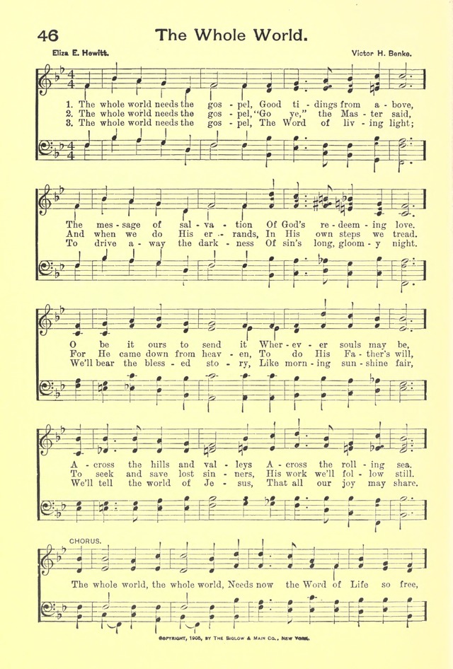 Hallowed Hymns, New and Old: for use in prayer and praise meetings, evangelistic services, sunday schools, young people