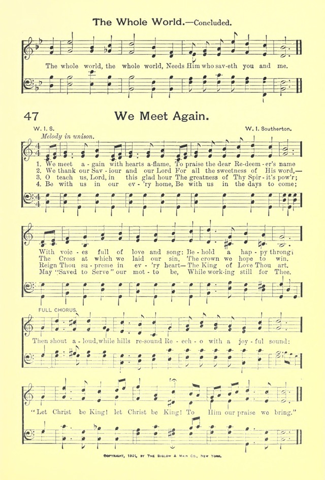 Hallowed Hymns, New and Old: for use in prayer and praise meetings, evangelistic services, sunday schools, young people