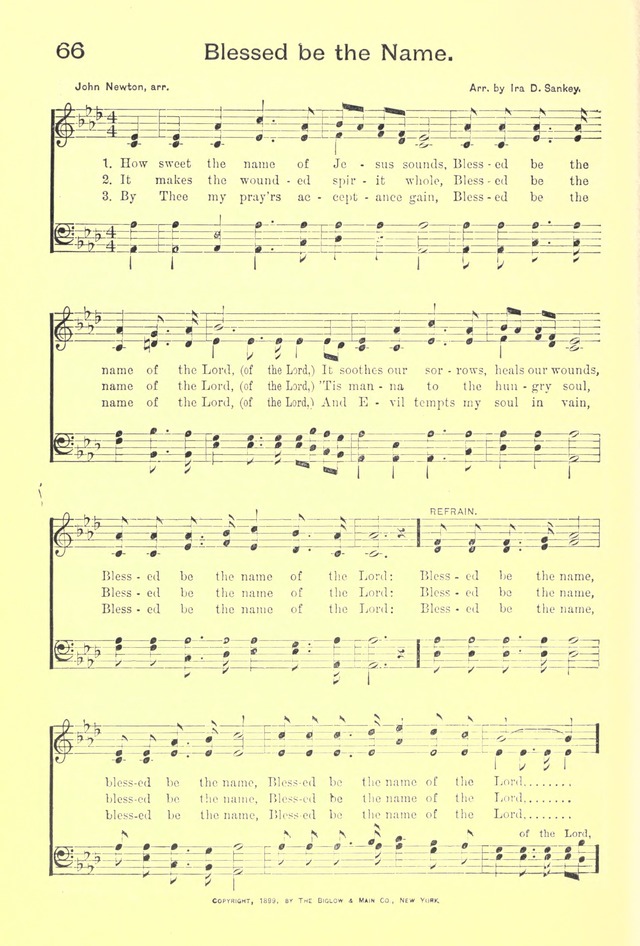 Hallowed Hymns, New and Old: for use in prayer and praise meetings, evangelistic services, sunday schools, young people