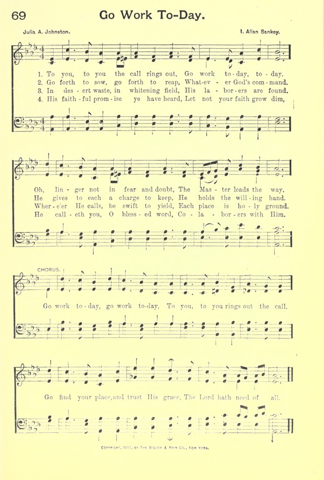 Hallowed Hymns, New and Old: for use in prayer and praise meetings, evangelistic services, sunday schools, young people