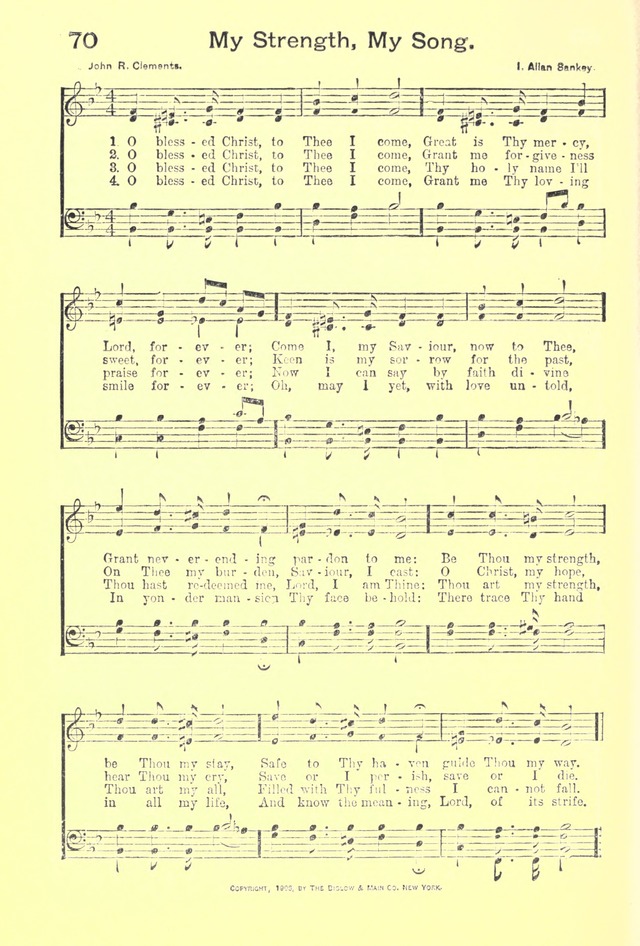 Hallowed Hymns, New and Old: for use in prayer and praise meetings, evangelistic services, sunday schools, young people