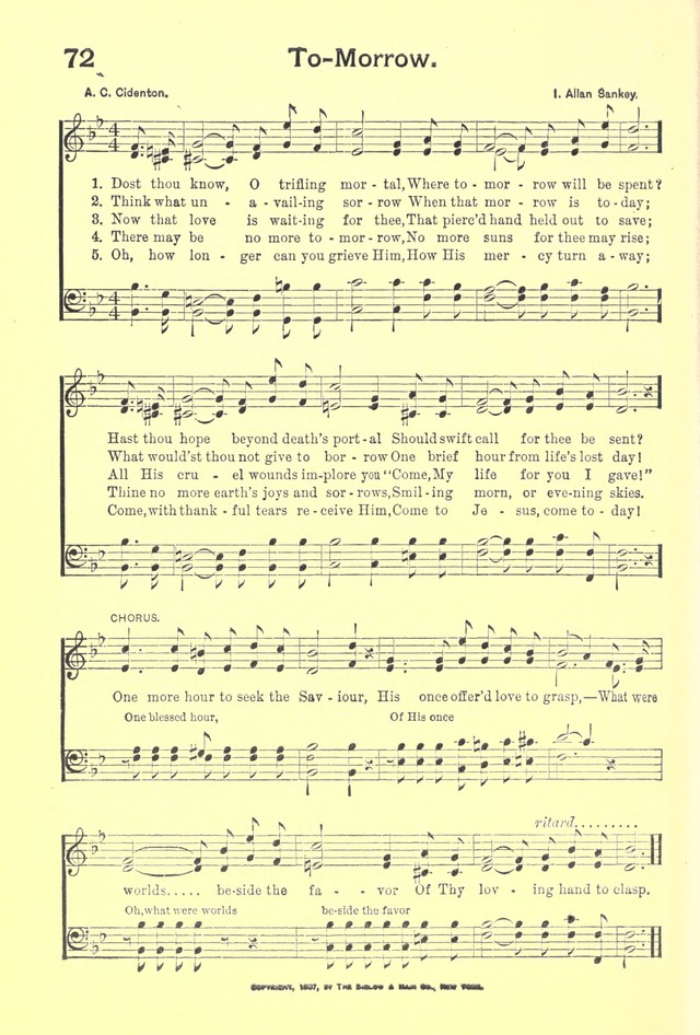 Hallowed Hymns, New and Old: for use in prayer and praise meetings, evangelistic services, sunday schools, young people