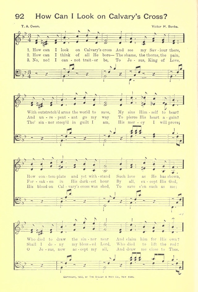 Hallowed Hymns, New and Old: for use in prayer and praise meetings, evangelistic services, sunday schools, young people