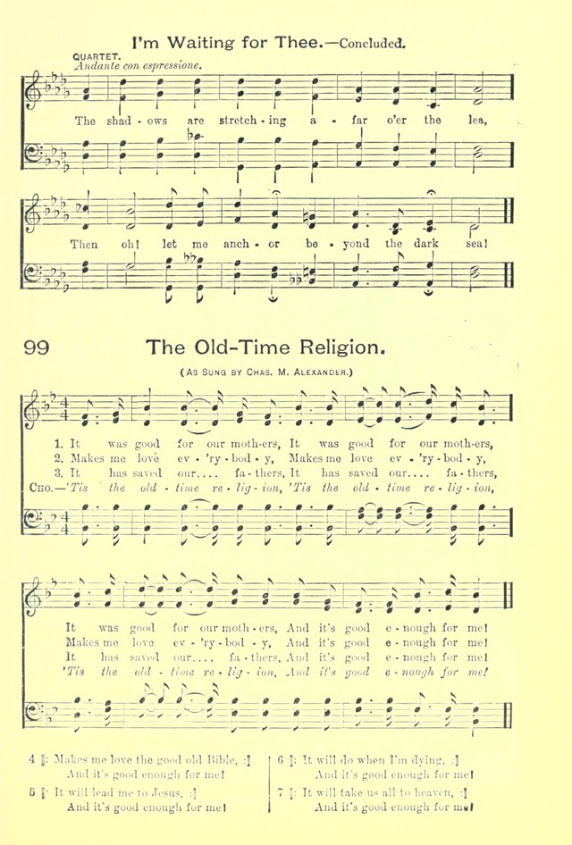 Hallowed Hymns, New and Old: for use in prayer and praise meetings, evangelistic services, sunday schools, young people