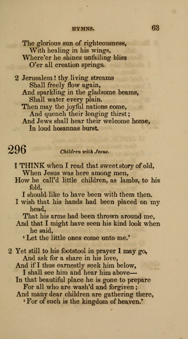 Hymns additional to the Hymns in the Prayer Book: collected for the Sunday-school of their parishes by the rectors of St. Philip