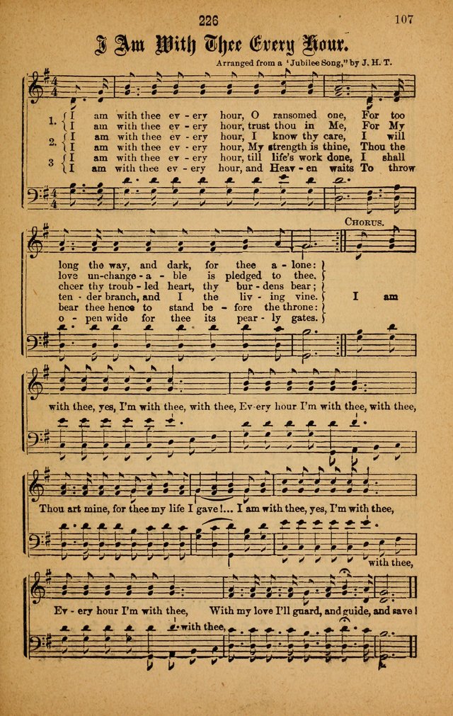 The Highway Hymnal: a choice collection of popular hymns and music, new and old. Arranged for the work in camp, convention, church and home page 107