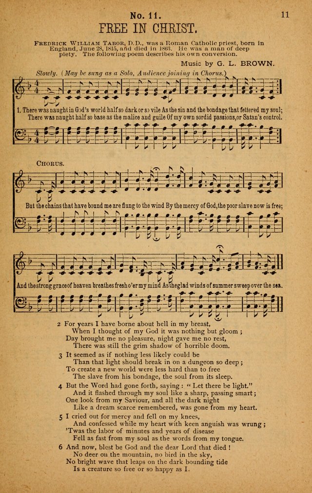 The Highway Hymnal: a choice collection of popular hymns and music, new and old. Arranged for the work in camp, convention, church and home page 11