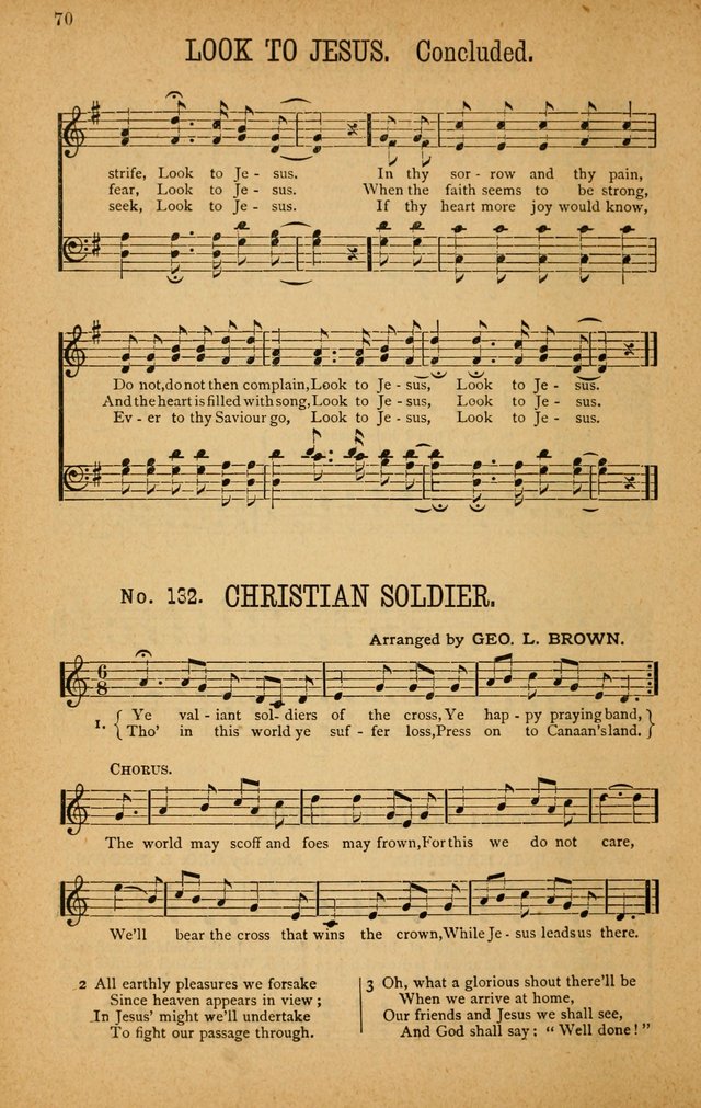 The Highway Hymnal: a choice collection of popular hymns and music, new and old. Arranged for the work in camp, convention, church and home page 70