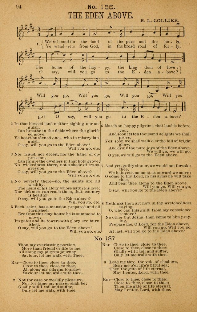 The Highway Hymnal: a choice collection of popular hymns and music, new and old. Arranged for the work in camp, convention, church and home page 94