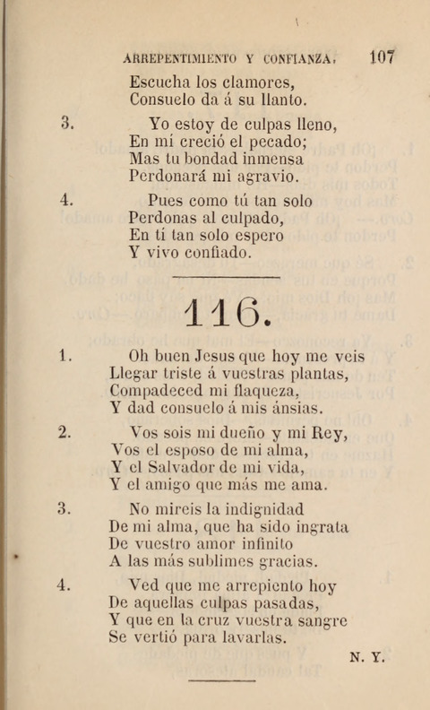 Himnario para uso de la Iglesia Cristiana Española page 109