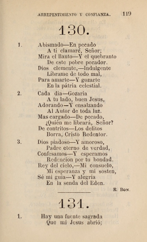 Himnario para uso de la Iglesia Cristiana Española page 121