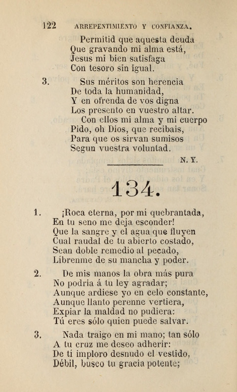 Himnario para uso de la Iglesia Cristiana Española page 124