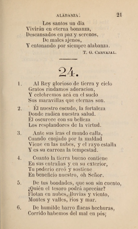 Himnario para uso de la Iglesia Cristiana Española page 23