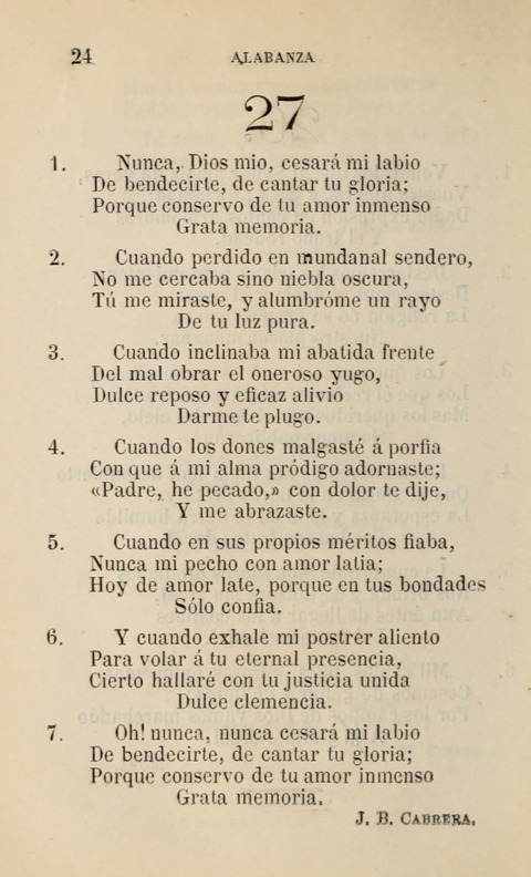 Himnario para uso de la Iglesia Cristiana Española page 26