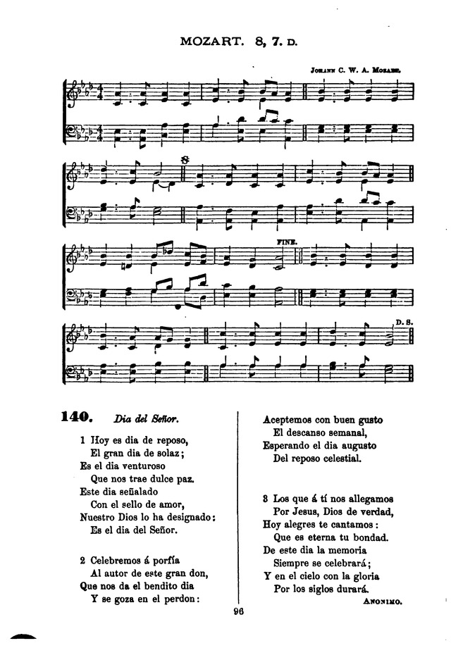 Himnario de la Iglesia Metodista Episcopal page 104