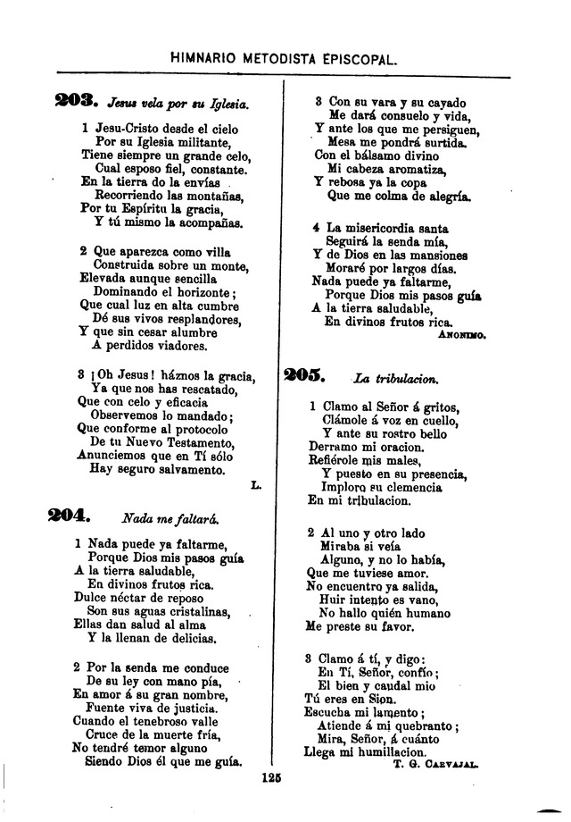 Himnario de la Iglesia Metodista Episcopal page 133