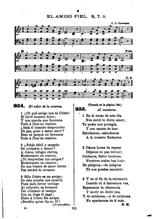 Himnario de la Iglesia Metodista Episcopal page 159