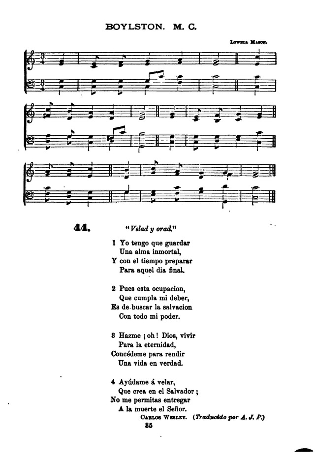 Himnario de la Iglesia Metodista Episcopal page 43