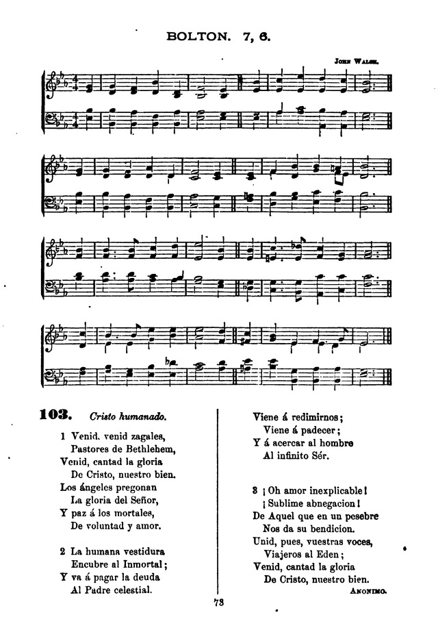 Himnario de la Iglesia Metodista Episcopal page 83