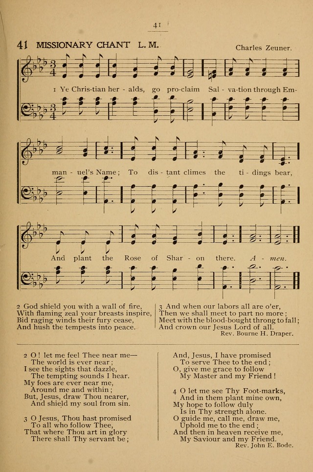 Hymnal: Jubilee Convention of Young Men