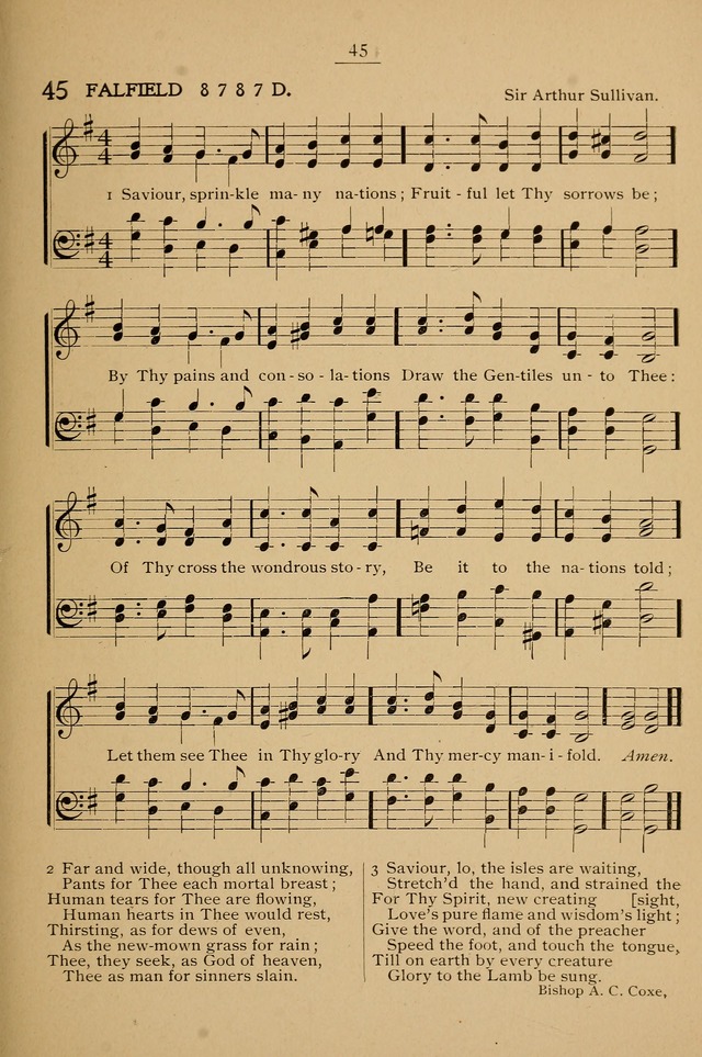 Hymnal: Jubilee Convention of Young Men