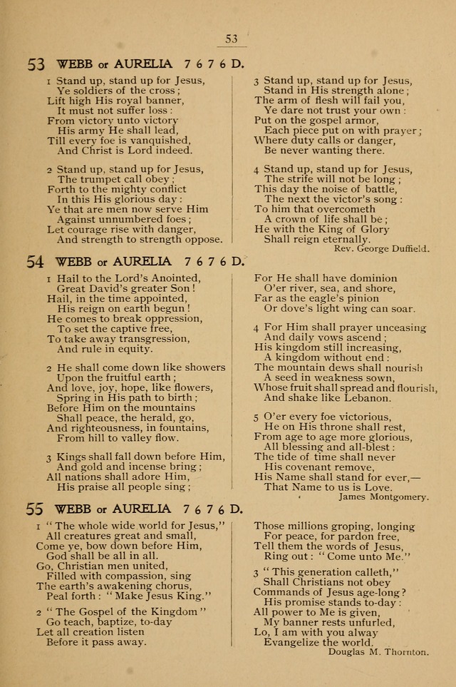 Hymnal: Jubilee Convention of Young Men