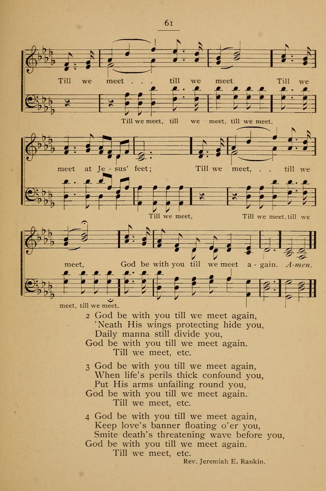 Hymnal: Jubilee Convention of Young Men