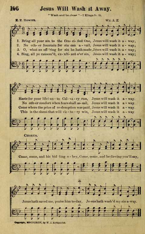 Hosannas to the King: A collection of Gospel Hymns suited to Church, Sunday School and Evangelistic Services page 108