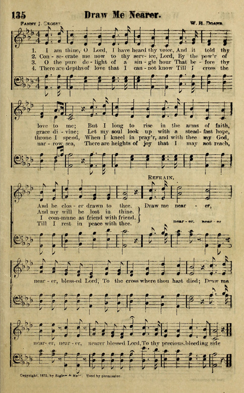 Hosannas to the King: A collection of Gospel Hymns suited to Church, Sunday School and Evangelistic Services page 133