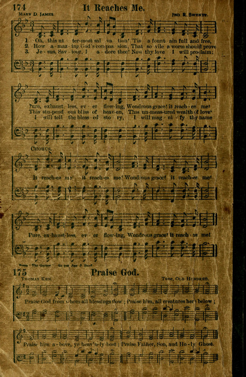 Hosannas to the King: A collection of Gospel Hymns suited to Church, Sunday School and Evangelistic Services page 158