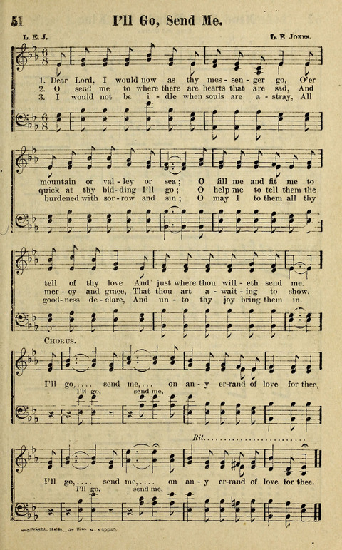 Hosannas to the King: A collection of Gospel Hymns suited to Church, Sunday School and Evangelistic Services page 53