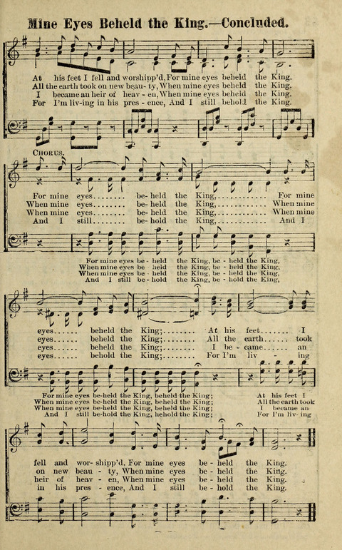 Hosannas to the King: A collection of Gospel Hymns suited to Church, Sunday School and Evangelistic Services page 55